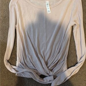 Alo Yoga Light Pink color size XS yoga top